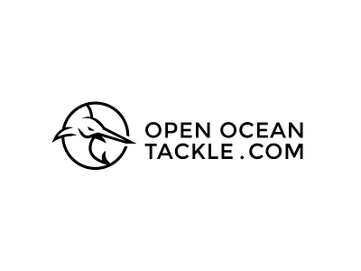 Brand Identity: Open Ocean Tackle brand identity branding communication engineering fishing logo modern mono monochrome