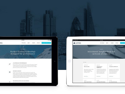 Responsive design for fintech startup