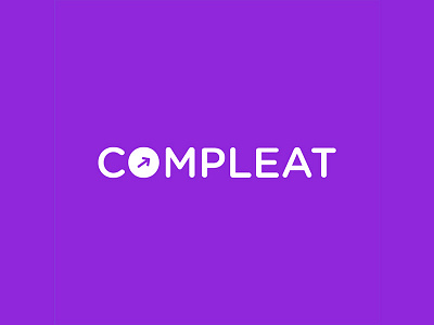 Logo design: Compleat Software brand identity brand mark branding logo purple sans serif technology