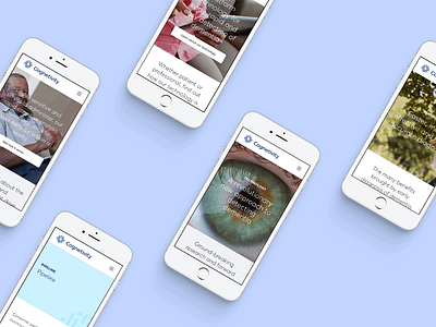 Responsive Web Design: Cognetivity brand brand identity branding logo design mobile photography science ui ux web design website website design