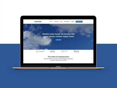 UI: WINnERS animation blue brand design branding climate sky timelapse ui ux weather web design website design