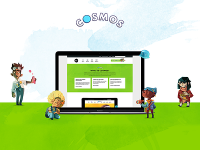 UI: COSMOS app application education learning science teaching ui ux web app web design website