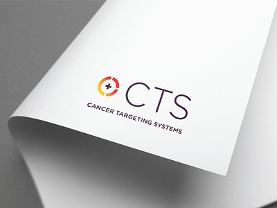 Brand Identity: CTS brand branding health healthcare logo medical medicine oncology orange purple red yellow