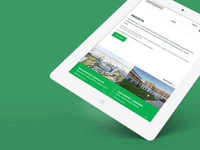 UI: Northmores consultancy digital font green ipad responsive sans serif typography ui ux website