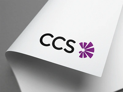 Brand Identity: CCS brand branding circular fan geometric identity logo print purple shape