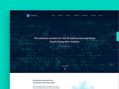 Web design: VividQ