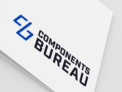 Branding: Components Bureau black blue brand branding design logo rebrand rebranding white