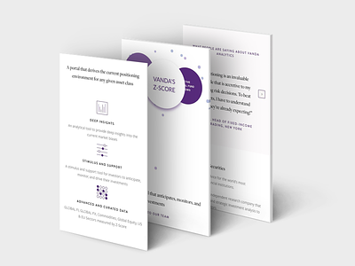 UI: Vanda Analytics design digital finance graphic design icon illustration purple ui ux web website