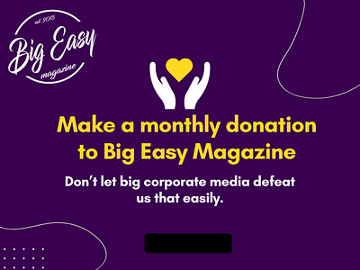 Monthly Donations advertising advertising in new orleans branding design digital advertising donations marketing new orleans
