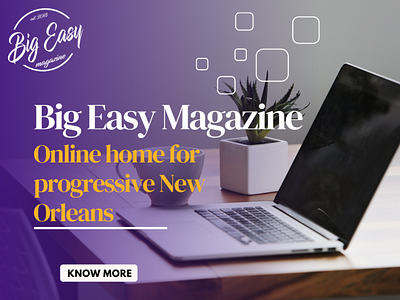 Big Easy Magazine ui