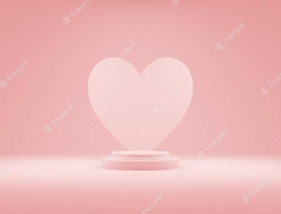 Background 3d blue with podium and ring gold minimal product 3d background banner business design flyer graphic design heart illustration light love minimal motion graphics neon pink platform podium poster product white