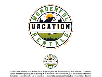 WONDERFUL VACATION RENTALS LOGO DESIGN