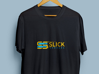 Slick servers logo design