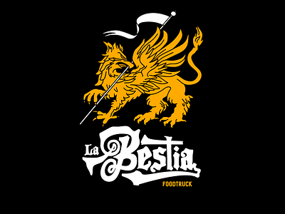 La Bestia Foodtruck art direction brand design branding design graphic design idenity logo