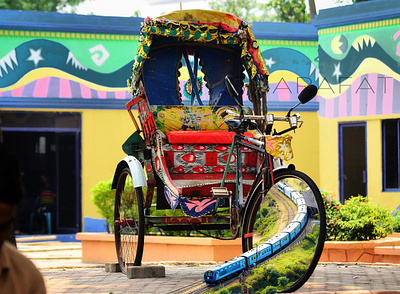 Photoshop Manipulation adobe photoshop manipulation rickshaw train