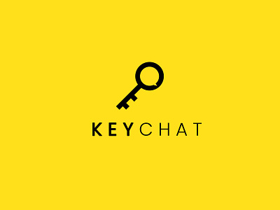 KeyChat branding design graphic design logo minimalist