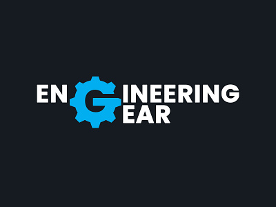 Engineering Gear adobe photoshop branding design engineering graphic design logo minimalist