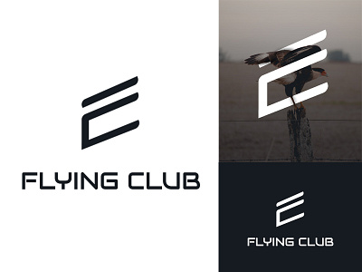 Flying Club animation app branding design flat icon illustration logo minimal typography ui ux vector web