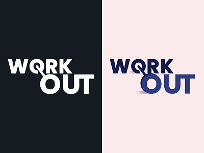 Work Out adobe photoshop branding design graphic design illustration logo minimalist ui ux vector