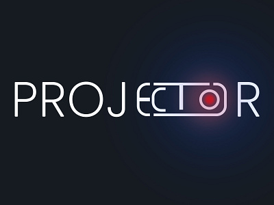Projector adobe photoshop branding design graphic design illustration logo minimalist ui ux vector
