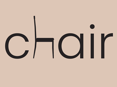 Chair adobe photoshop branding design graphic design illustration logo minimalist ui ux vector
