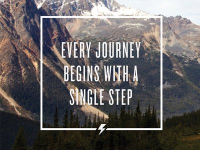 Every journey... everest journey knockout mountain outdoors poster quote step wisdom