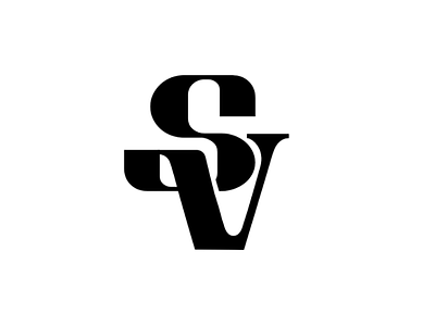 SV Logo branding graphic design logo logo company logo creator minimalist