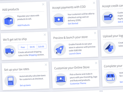 BigCommerce // Onboarding Hero Cards 2