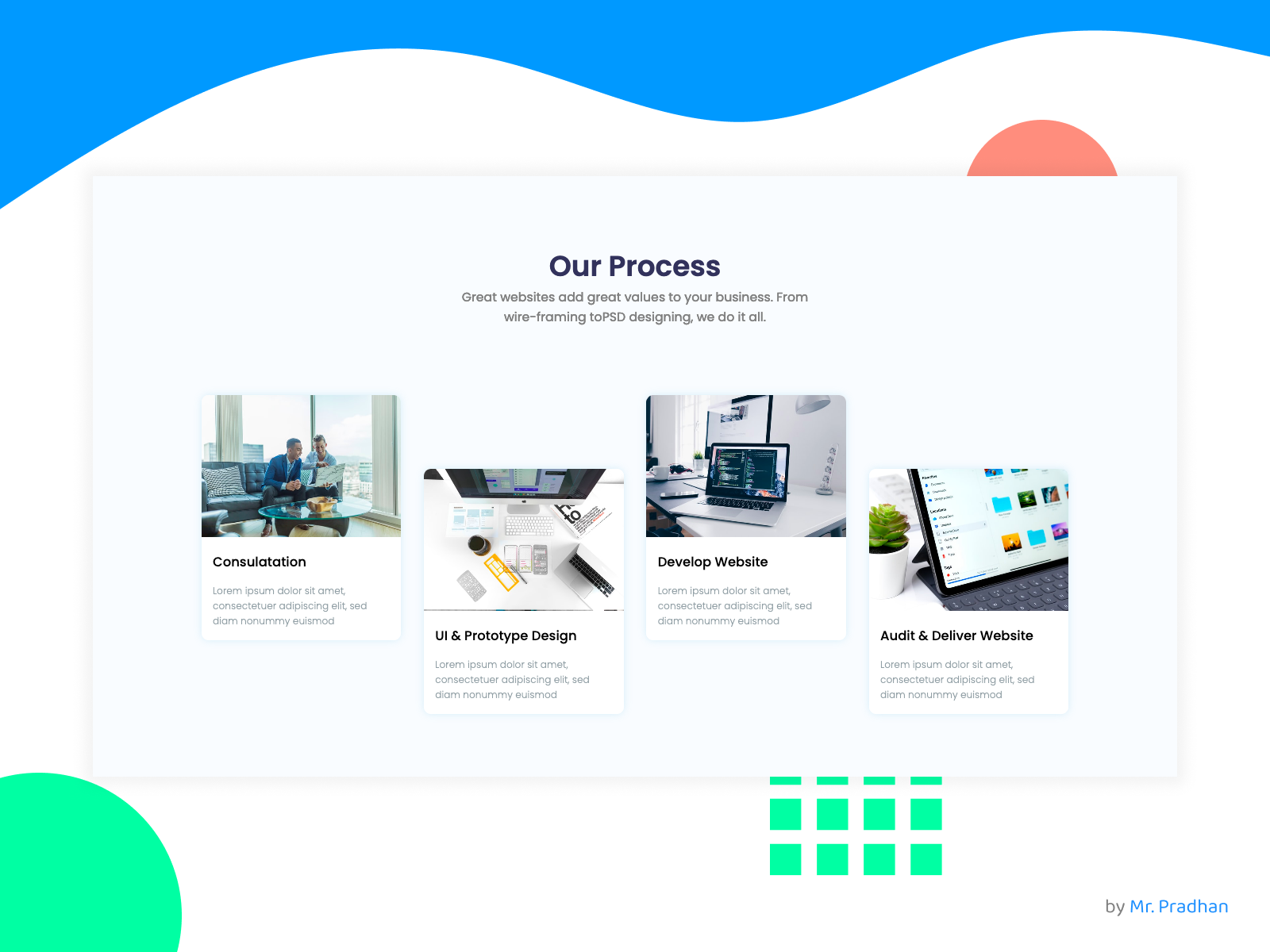 Workflow or Process Section by Md Ajmin Pradahn on Dribbble