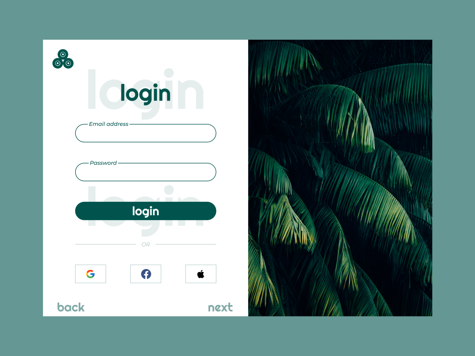 login page concept design by Ayush Bajpai on Dribbble