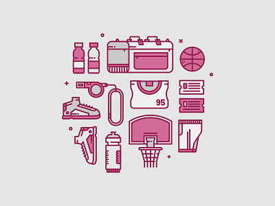 First Shot. debut flat icon design icons illustration indonesia invite line vector