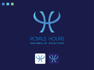 Royals Hours business company design h logo icon illustration royal hours royal hours royal logo typography
