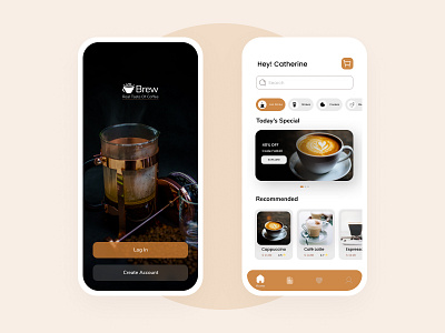 Online Cafe Coffeeshop UI/UX Design