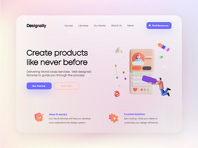 Online Design Site Designally -UI/UX Web Design
