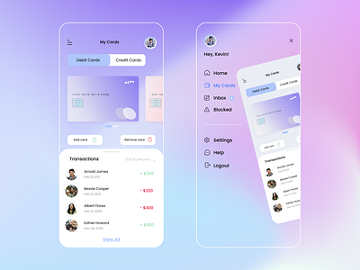Online E-wallet/payment App UI/UX Design