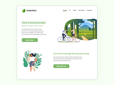 Greenline Website   -UI/UX Web Design