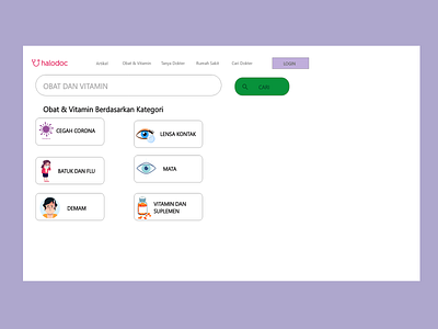 Project Website Halodoc design ui ux