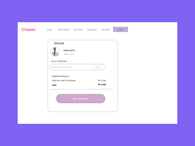 Project Website Halodoc design ui ux