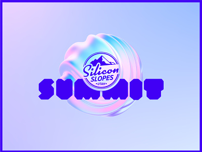 Silicon Slopes Summit Logo branding conference branding conference logo event branding event logo logo mountain silicon slopes silicon valley