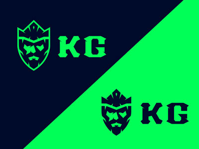 The King's Games beard branding crown king logo race royal run sports