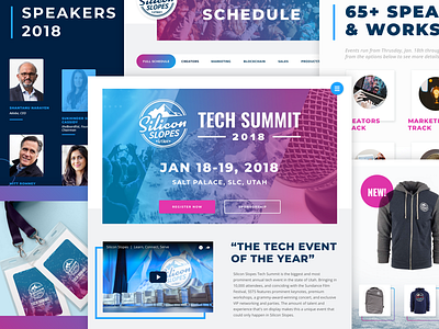 Silicon Slopes Tech Summit 2018 Website