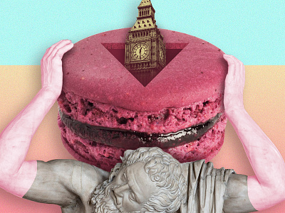 Surreal Stories: Collection 1 - The Great British Baking Show big ben britain cookie england great british baking show macaroon netflix photoshop poster statue