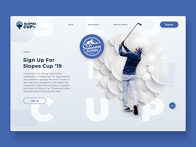Slopes Cup Website golf golf website silicon slopes silicon slopes tech summit sketch sketch app slopes cup ssts19 ssts20 tech summit utah web design