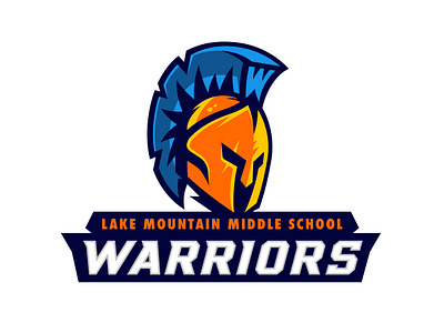 Warriors Middle School armor espn football greek high school nfl rebrand shield spartan sports