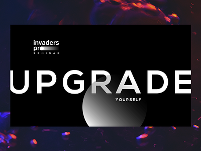 Visual for Invaders Pro branding gradient identity layout typography