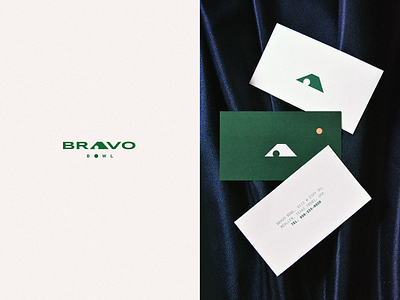Branding for Bravo Bowl branding business card identity imagotype logo typography