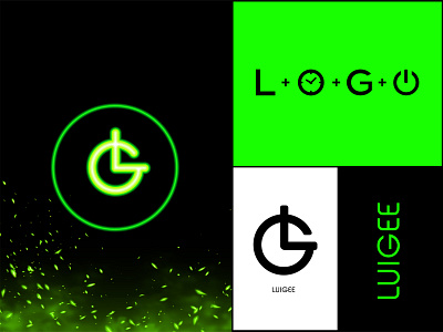 A logo for Luigee brand design designs dribbble gamer inspiration logo luigee minimal power rapper watches