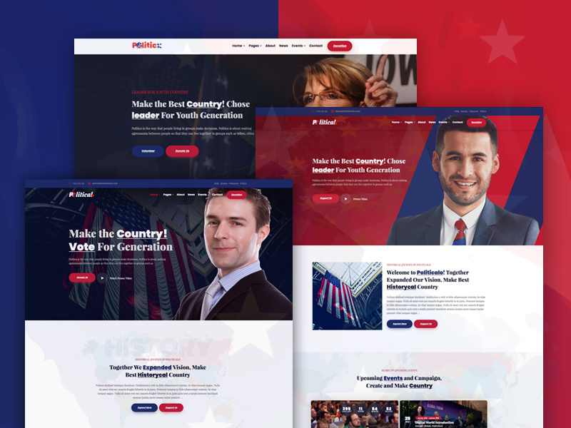 politicalo political and candidate wordpress theme by wordpress political theme
