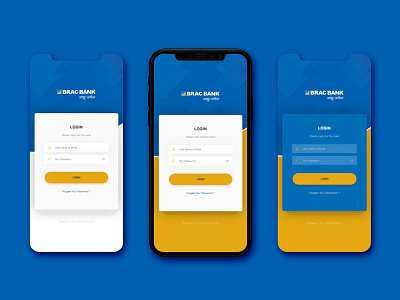 Login - Brack Bank CMS apps design bank app login