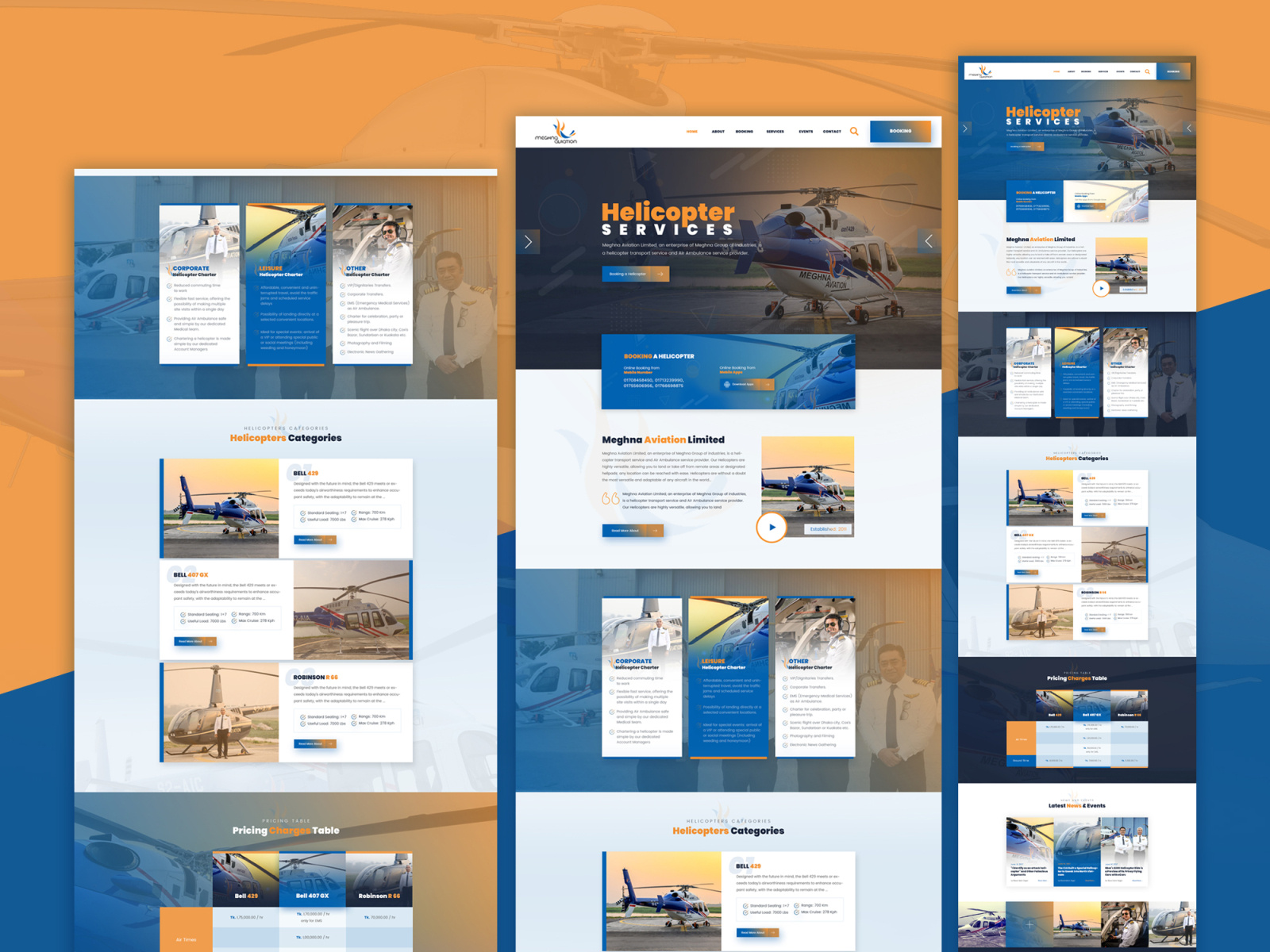 Aviation Website Design by Riazul Islam Sagar on Dribbble